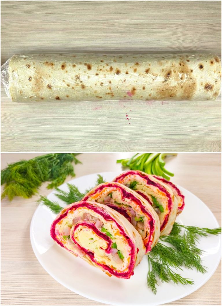 Беру селёдку, лаваш и готовлю невероятно вкусный рулет: улетает в первую очередь