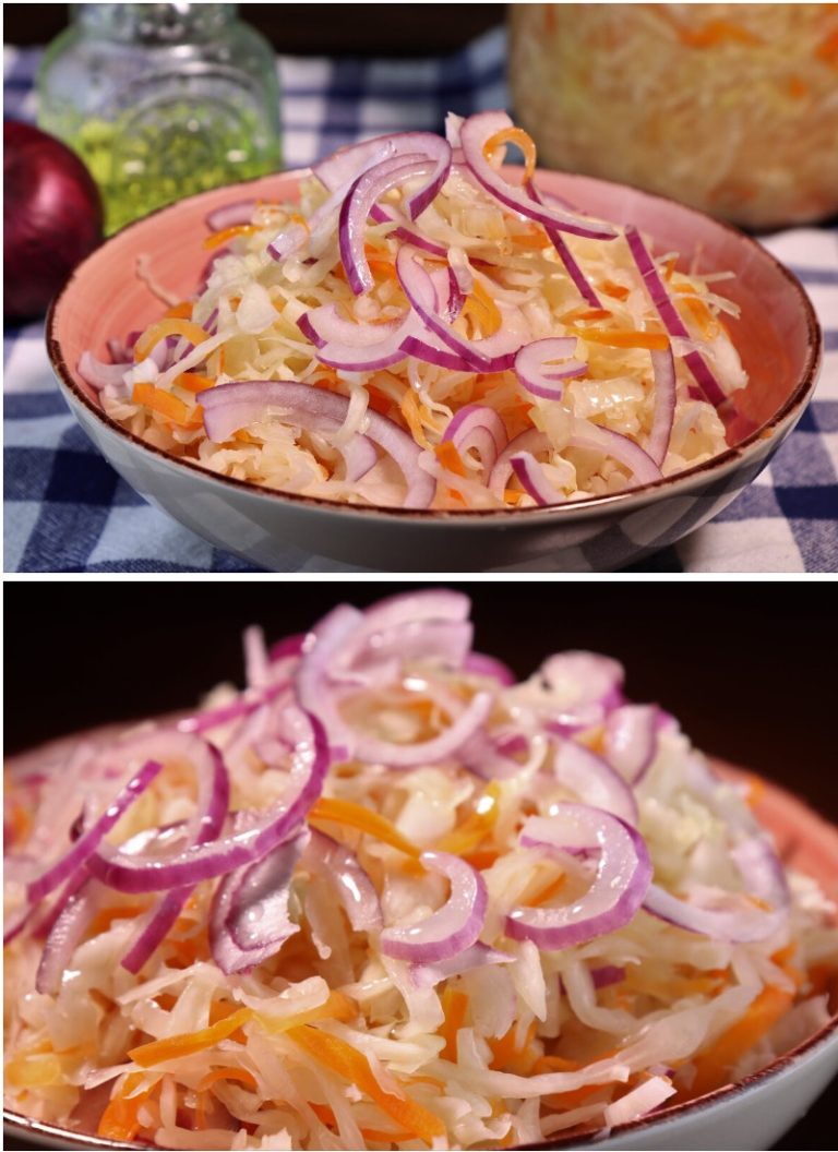 Моя идеальная квашеная капуста: хрустящая и сочная. Никакого сахара и воды