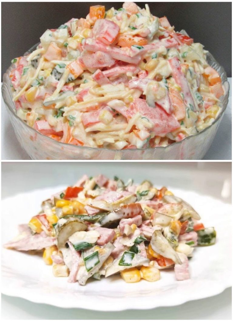 Вкуснейший салат «Мексика» за 5 минут. Варить ничего не надо. Все смешал и готово!