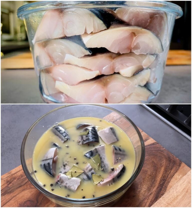 С виду скумбрия, а на вкус семга: мой фирменный маринад выпрашивают все гости