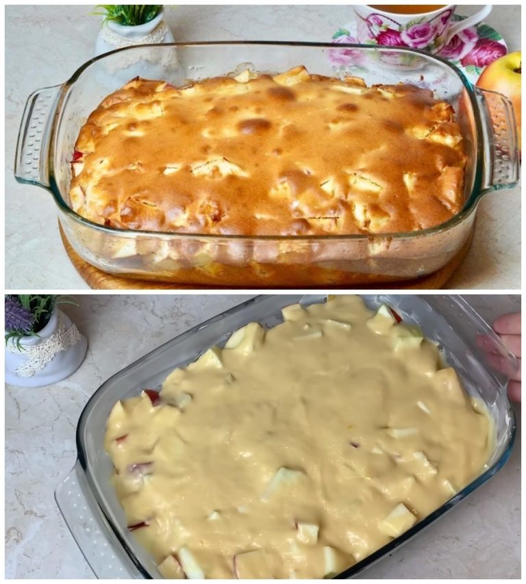 5 яблок, 15 минут и на столе готов яблочный пирог. Лучше, чем шарлотка!