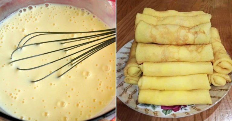 Блины без дырочек и лишней мороки. Получаются невероятно вкусными!