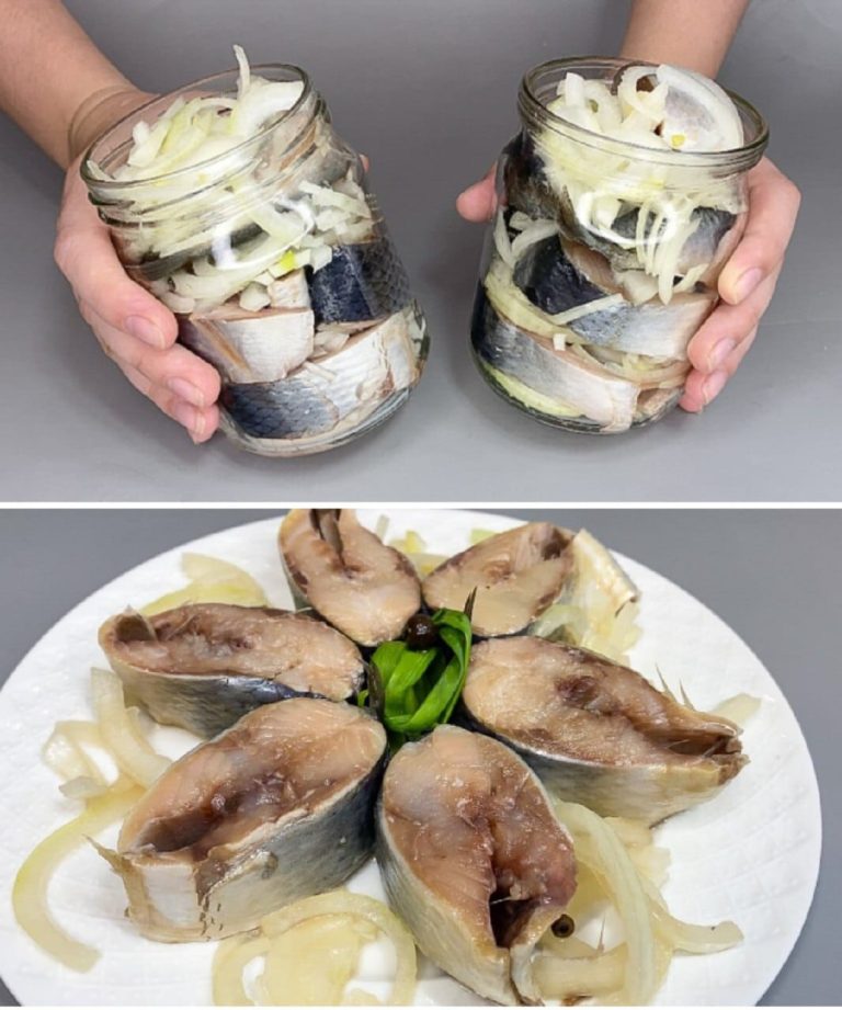 Больше селёдку в магазине не покупаю, а солю сама (лук съедается самым первым)