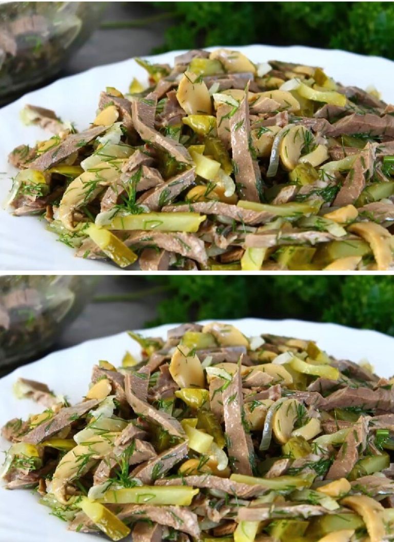 Салат «Сердечный»: попробовала его в гостях у соседки и он покорил мое сердце. Всего из 4-х ингредиентов