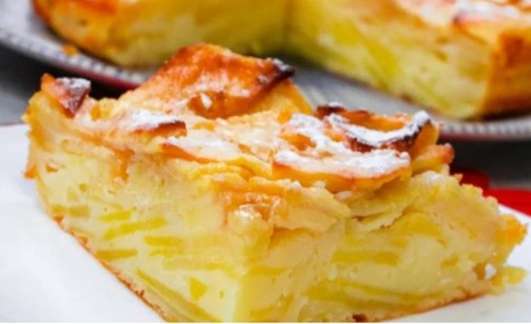 Шарлотка уже в прошлом. Тётя из Франции научила готовить невидимый пирог с яблоками!