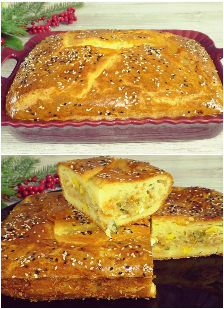 Без шума и пыли: простой рецепт заливного пирога с капустой