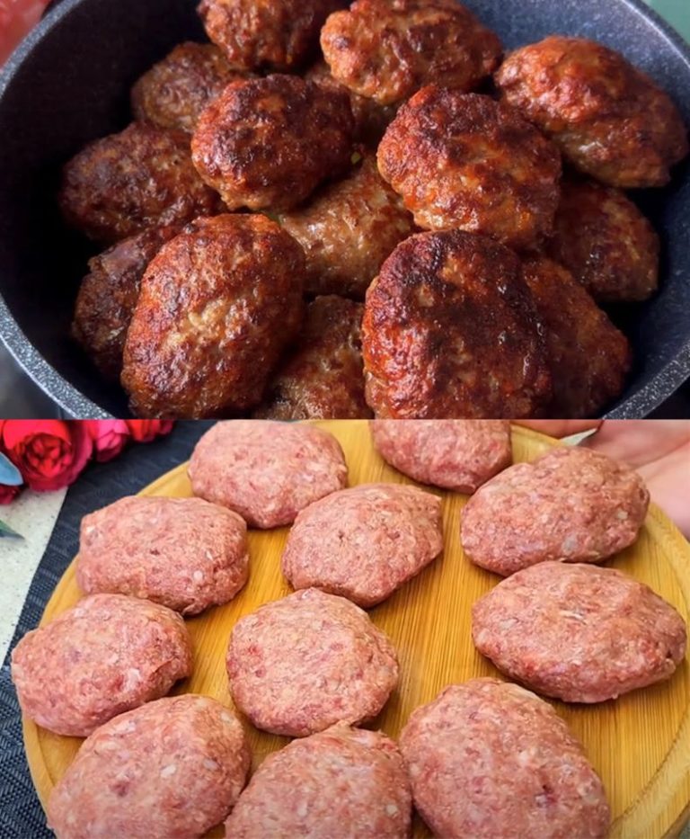 Добавляем в фарш секретный ингредиент и жарим котлеты. Теперь котлеты не опадают и получаются сочнее обычных!