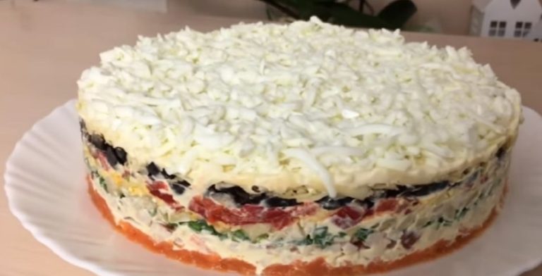 Очень вкусный и сытный салат – Добрый папа!