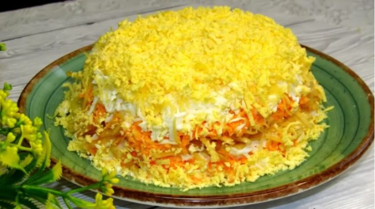 Салат «Воздушное облако», не возможно остановиться! ОБЪЕДЕНИЕ! Французскuй салат!