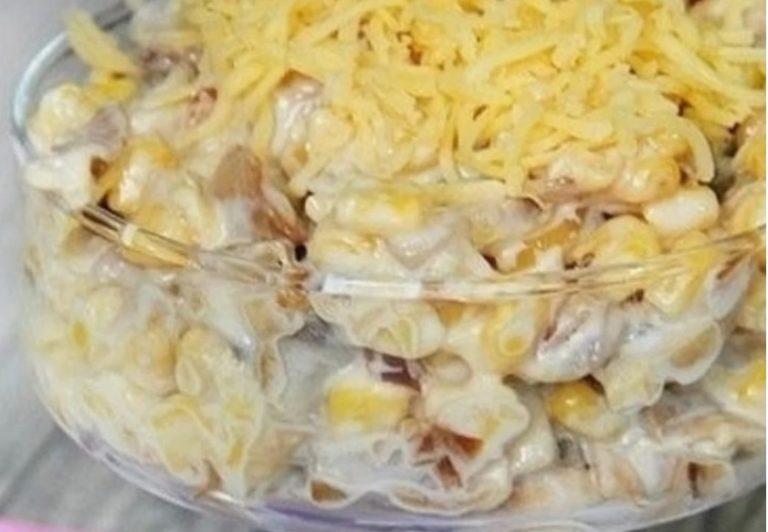 Вкусный салат «Сытый гость» нечто потрясающее, сочный, нежный