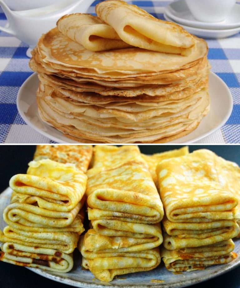 Блины по бабушкиному рецепту. Когда даже первый блин не получается комом!