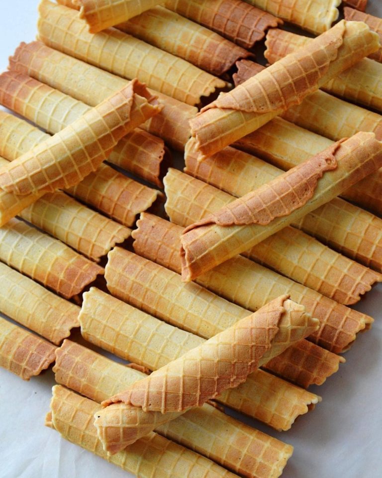 Вкусные и хрустящие тонкие вафли! Рецепт в первом комментарии!