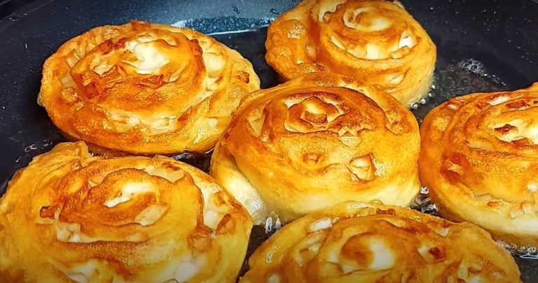 Беру яблоки и кефир. Целая гора штруделей всего за 10 минут!