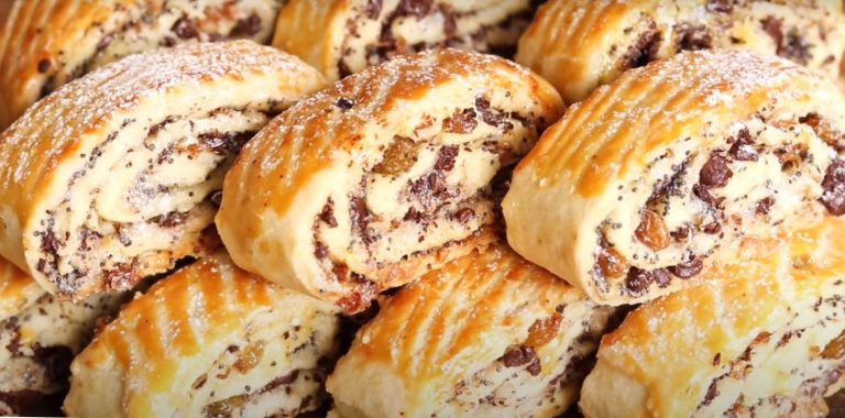 Рецепт вкусного и сытного печенья «Каприз». Готовится просто за несколько минут!