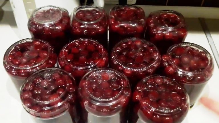 Без варки ягод и не портится! Вишневое варенье в собственном соку на Зиму!