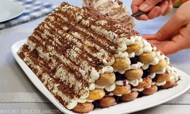 Торт без духовки! Монастырская изба по новому: простой и быстрый рецепт!