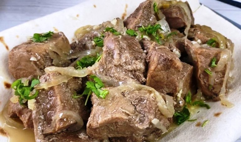 Рецепт приготовления «ресторанного» мяса. Готовлю дома легко и просто: вкусно получается, я мясо мягчайшее!