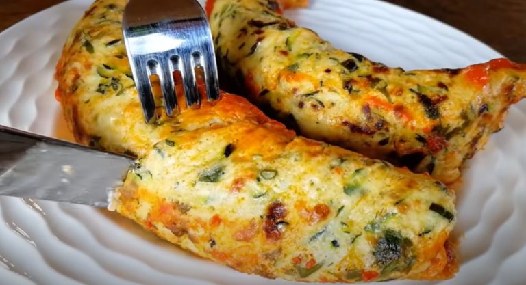 Пока есть кабачки, готовлю так. Вкусный и полезный обед на сковороде!