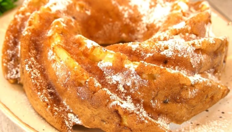 Пирог «Заливные яблоки». Готовлю быстро, пока гости сидят за столом!