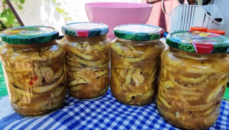 Закрываю по 45 банок. Кабачки как шашлычки: любимая закуска на зиму!