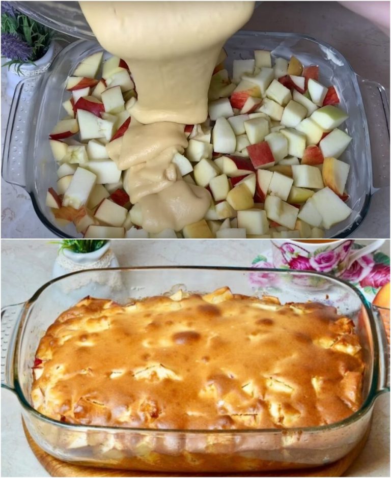 Всего 5 яблок и 15 минут времени, и яблочный пирог уже на столе. Такой нежный, что тает во рту