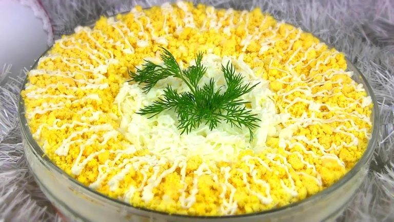 Обалденный салат «Белая ночь»! Салат с куриной печенью и плавленым сыром.