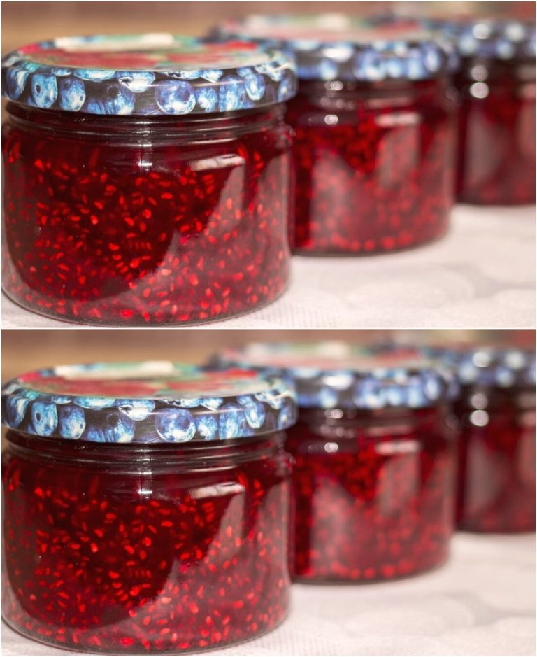 Малиновая ароматная и вкусная пятиминутка: варю 5 минут, а съедается в мгновенье. До весны ничего не остается!