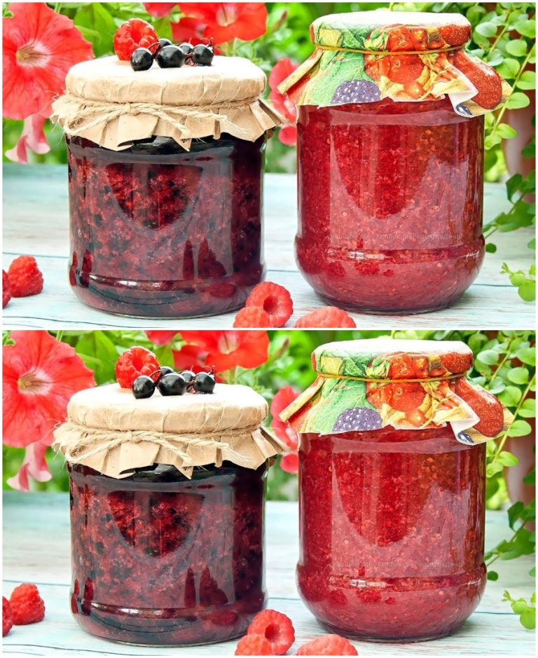 Свежая малина и смородина на зиму без варки. Делюсь рецептом!