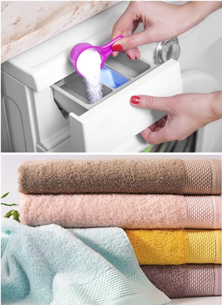 Засыпала 1 ложку в машинку и даже старые «деревянные» полотенца стали мягче новых