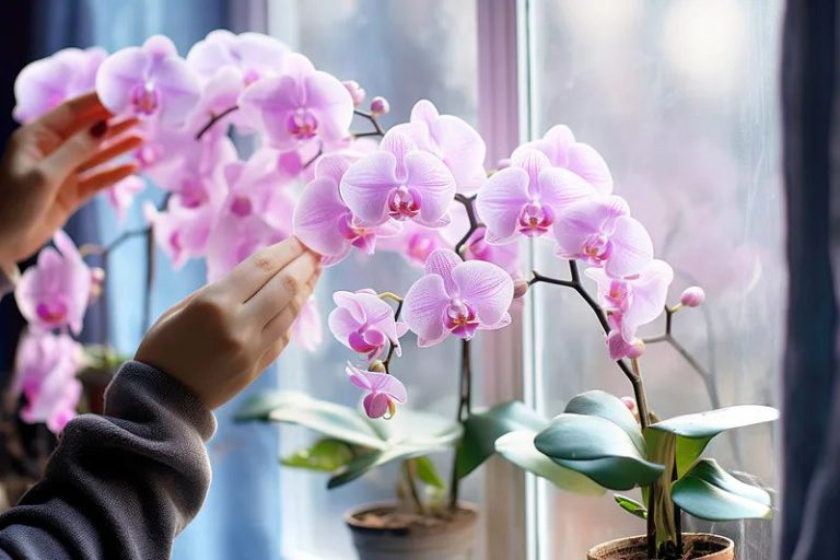 Вы выливаете ее в раковину, а я поливаю орхидею. Стебли гнутся под тяжестью цветов!