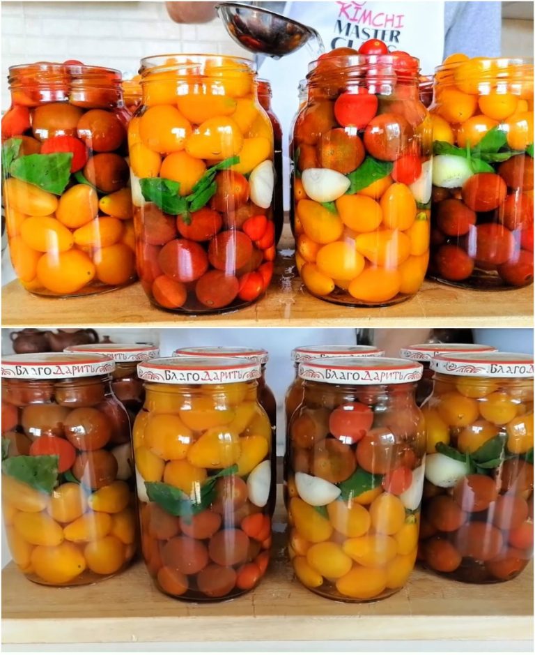 Медовые помидоры на зиму без уксуса!