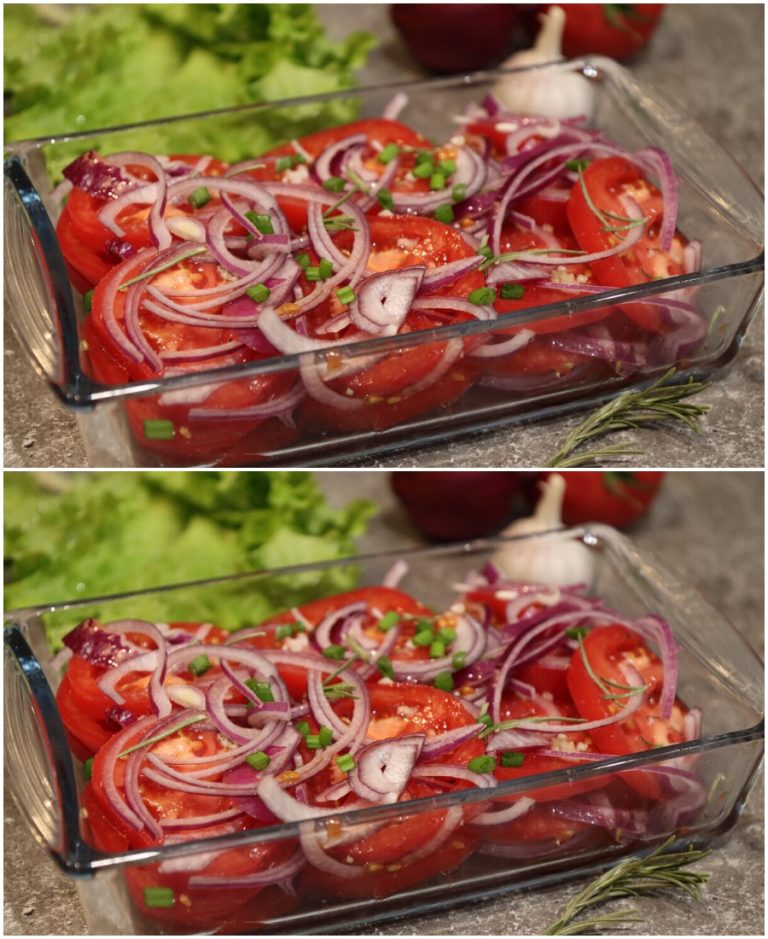 Родные сказали: «Ум отъешь». Закуска из помидоров за 5 минут, которую можно готовить на пикник и не только!