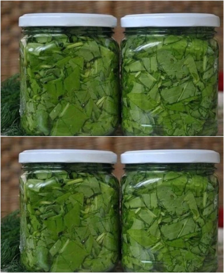 Всю зиму зелень как свежая, стоит только залить холодной водой и все