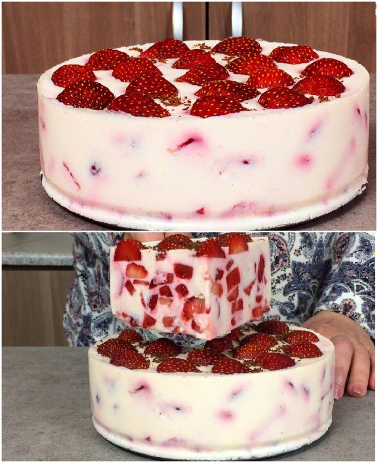 Торт за 15 минут без духовки и печенья: перемешиваю все ингредиенты, перекладываю в форму и убираю в холодильник