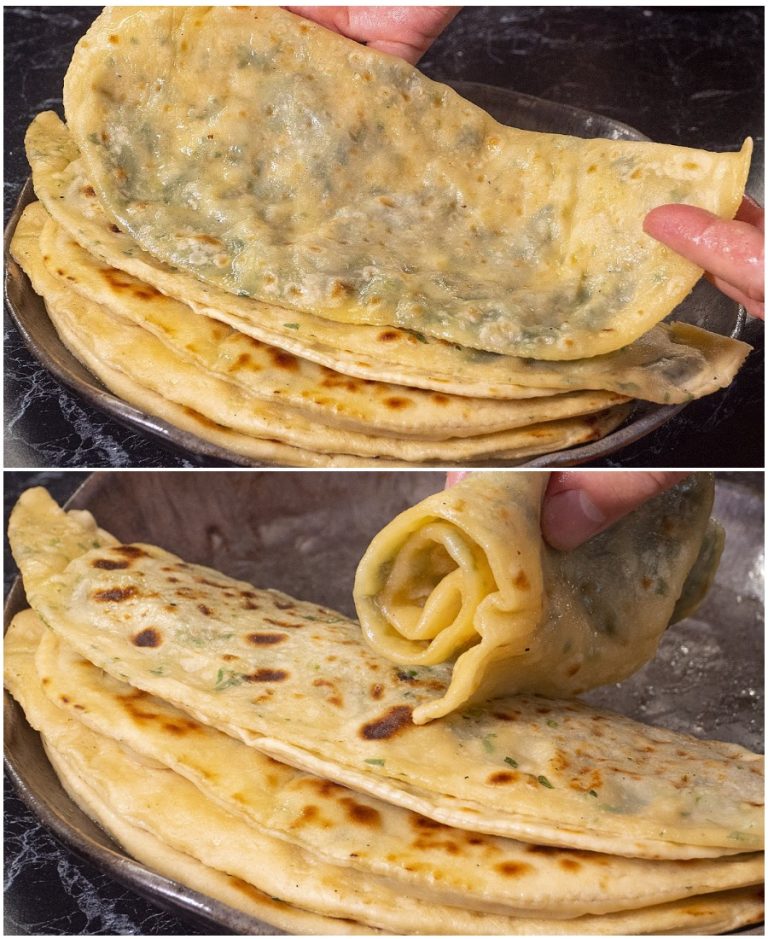 Мука + вода + зелень. Всё так просто? Кутабы –лучшие лепешки на сковороде