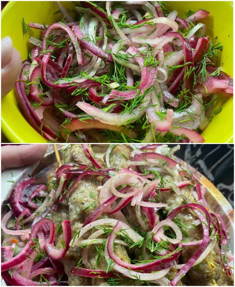 Узнала, как маринуют лук в лучших кавказских шашлычных. К любому мясу и не только. Без уксуса