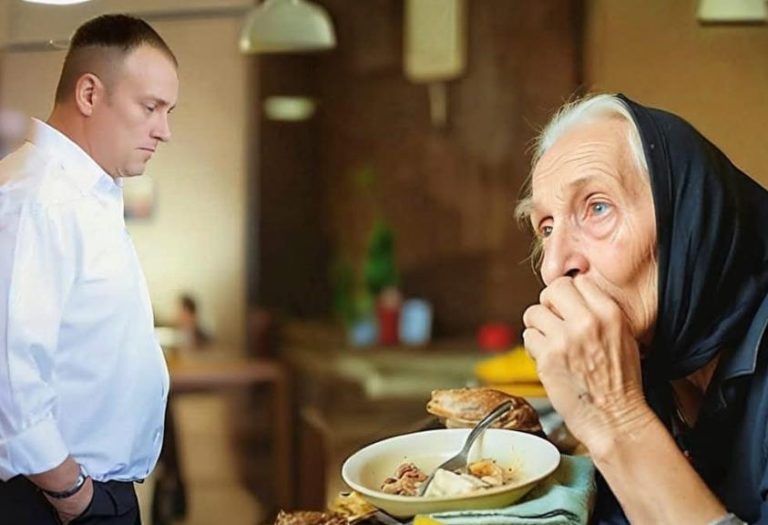 Хозяин ресторана велел бездомной старушке доедать свой хлеб и немедленно убираться! Но вскоре упал перед ней на колени и зарыдал…