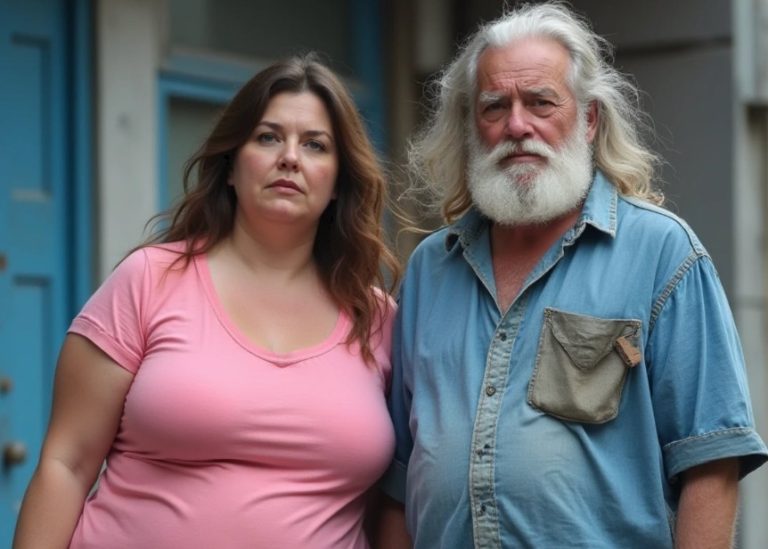 Толстушка, чтобы её не высмеяли, отмыла и вычистила бездомного, а затем привела на вечеринку как ухажёра