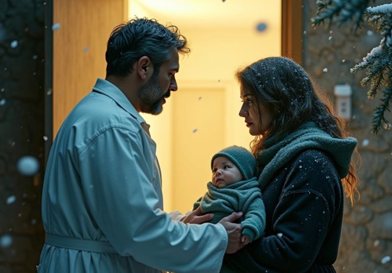 Ночью хирург спас цыганку с ребёнком… А наутро, войдя в комнату сына – упал на колени от увиденного!