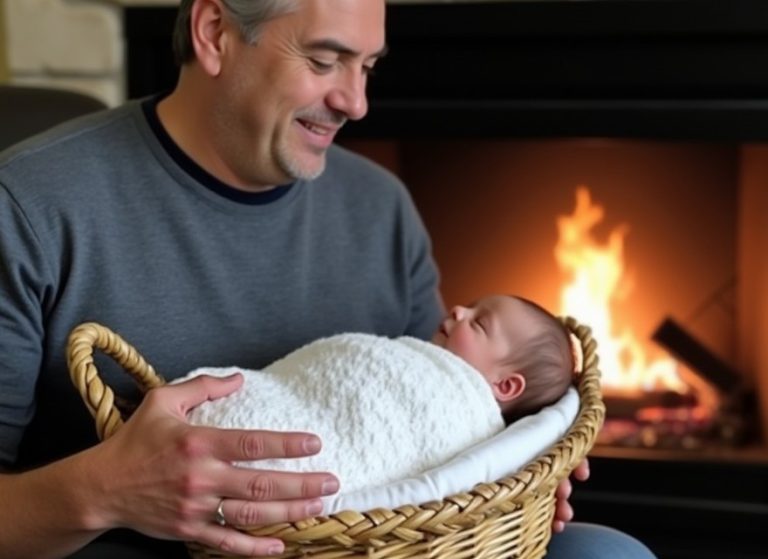 МУЖЧИНА НАХОДИТ НА СВОЕМ ПОРОГЕ МЛАДЕНЦА, ЗАВЕРНУТОГО В ОДЕЯЛА