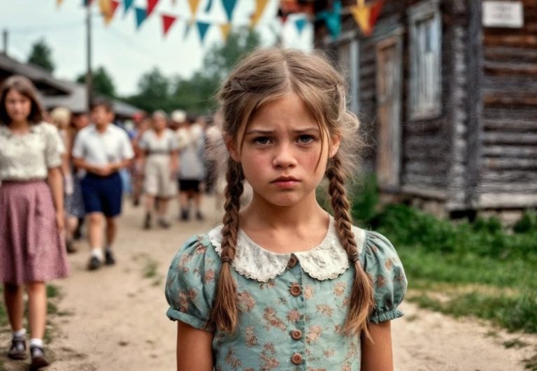 Её прогнали с дня рождения из-за старого платьица, чуть позже готовы были ей ноги целовать