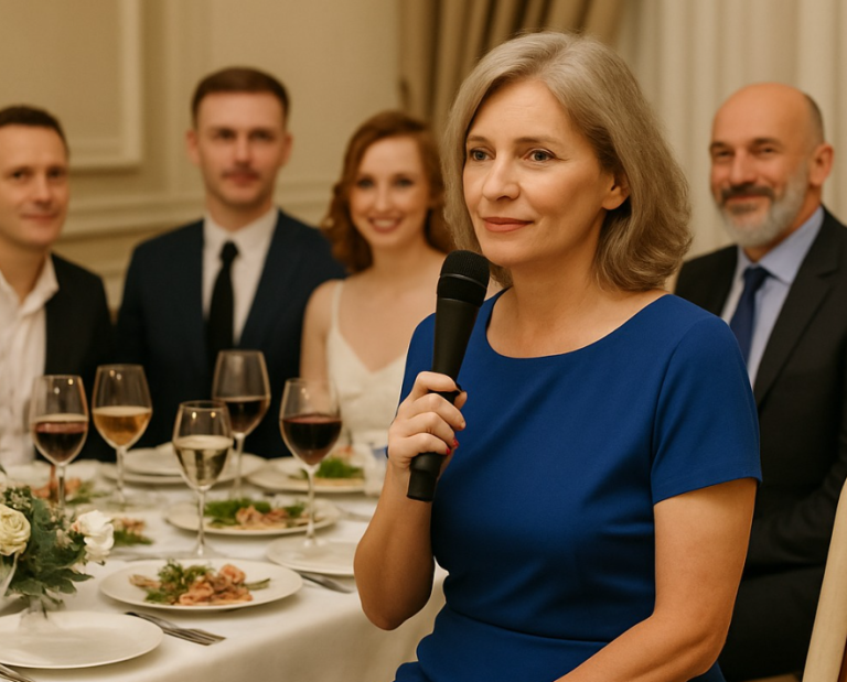 На свадьбе сын оскорбил мать, назвав её нищенкой, и велел уйти. Но она взяла микрофон и произнесла речь…