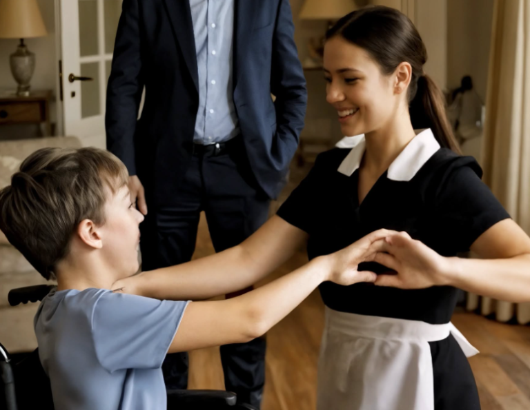 Миллиардер застал домработницу, танцующую с его парализованным сыном — то, что произошло дальше, довело всех до слёз.