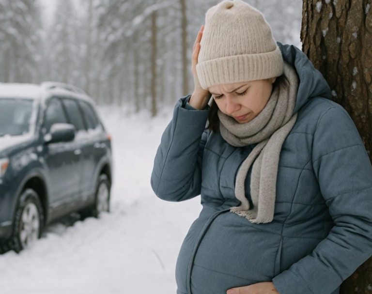Беременная женщина застряла в снегу в метель и от холода потеряла сознание: и то, кто именно пришел ей на помощь, шокировало всех