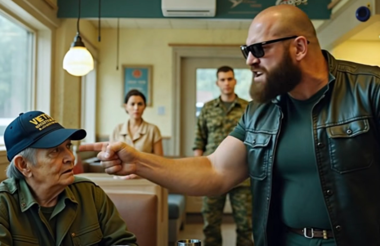 Мотоциклист ударил 81-летнего ветерана в закусочной — никто не мог представить, что произойдет в следующие несколько минут…