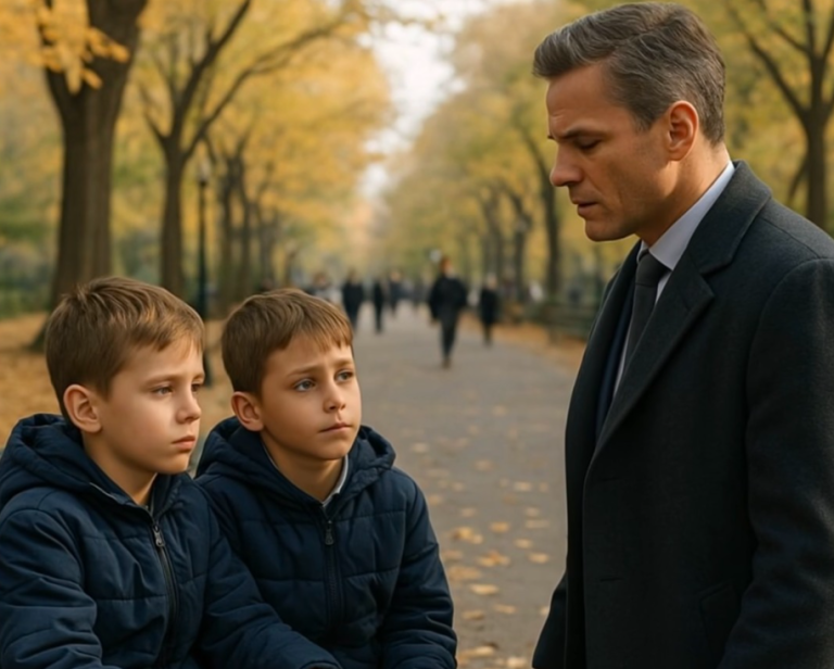 Миллионер остановился, когда увидел, как два близнеца продают свою любимую игрушечную машинку, чтобы спасти маму ։ То, что он сделал дальше, удивило всех