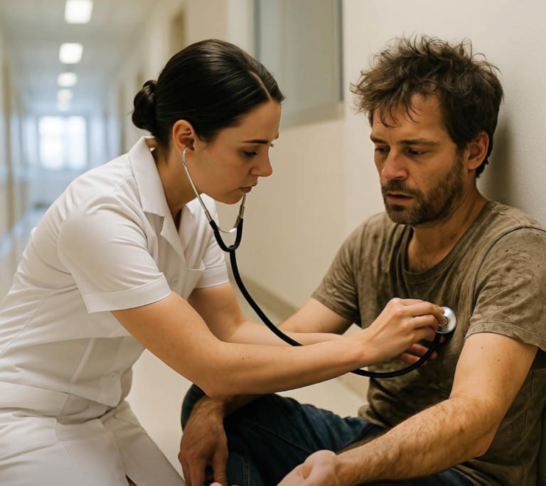 Меня уволили с работы из-за того, что я оказала первую помощь бездомному и грязному мужчине, но через несколько дней я узнала кое-что неожиданное