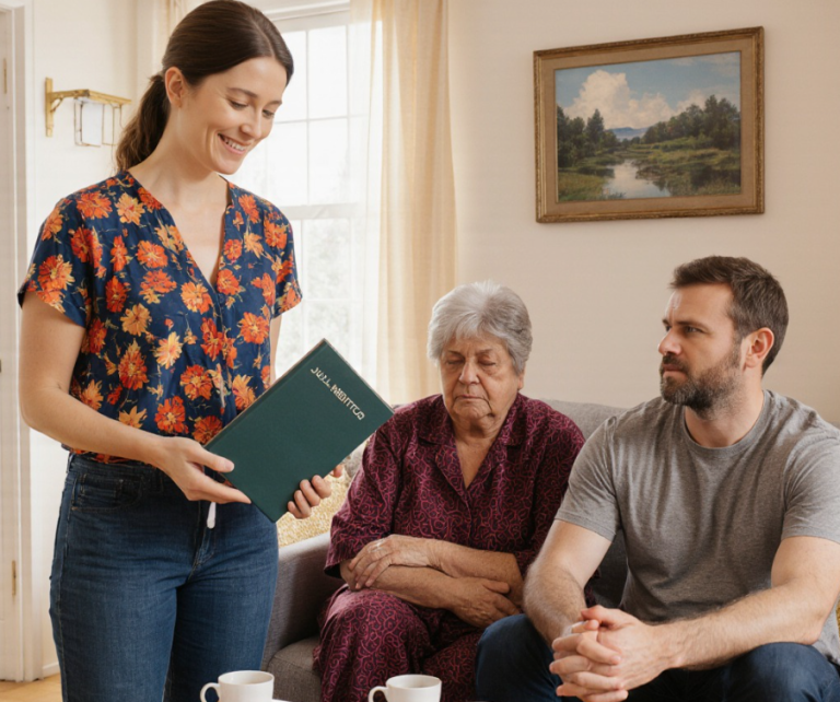 Вернулась от нотариуса, чтобы сообщить мужу и свекрови, что бабушка завещала мне три квартиры и дачу — но радость продлилась недолго