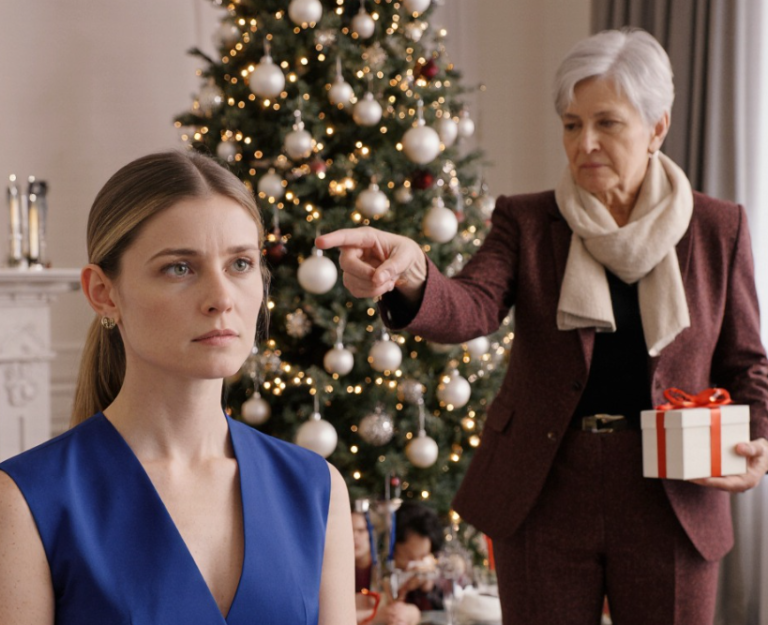 Ты чего расселась? Собрала манатки — и проваливай! — заявила свекровь в новогодний вечер, раздавая подарки всем