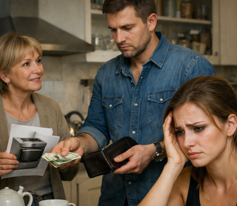 Сын, я плиту присмотрела за 175 тысяч, — сказала свекровь, а муж молча достал деньги из моего кошелька и отдал ей